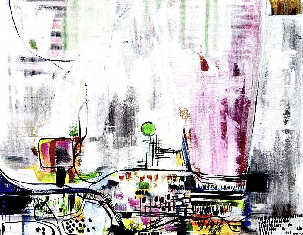 Untitled 1 - Acrylic On Acid Proof Paper by Henry P.