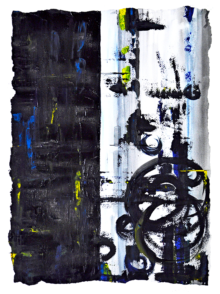 Untitled - Acrylic On Acid Proof Paper by Kaori Arai