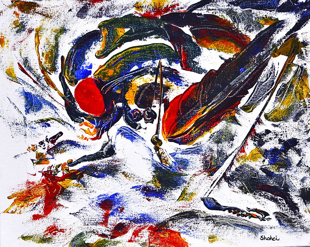 Untitled - Acrylic On Acid Proof Paper by Shohei Matsushita