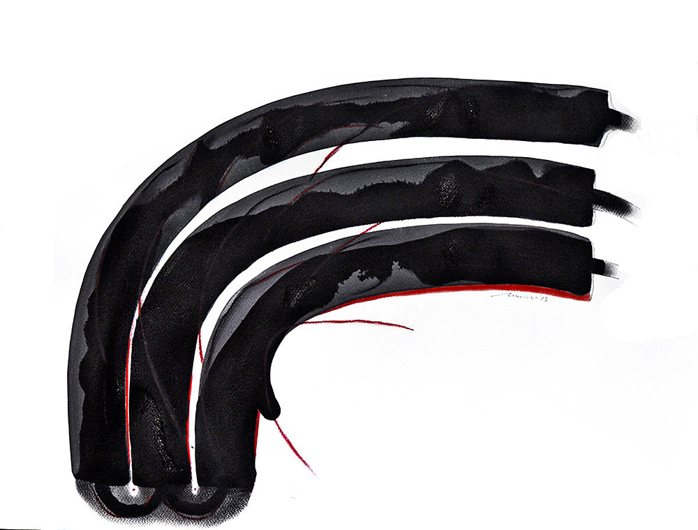 Untitled - Dry Pastel On Acid Proof Paper by Vidhya Sagar Upadhyaya