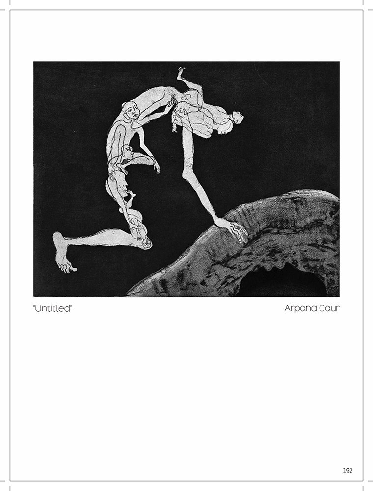 Untitled - Platography On Acid Proof Paper by Arpana Caur