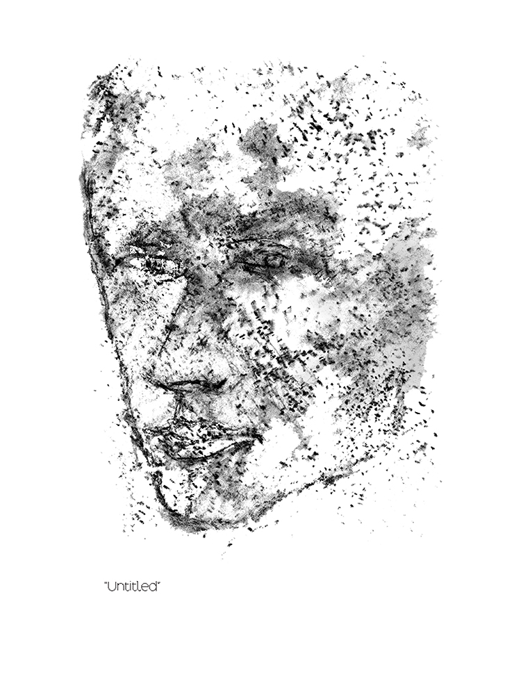 Untitled - Platography On Acid Proof Paper by Akbar Padamsee