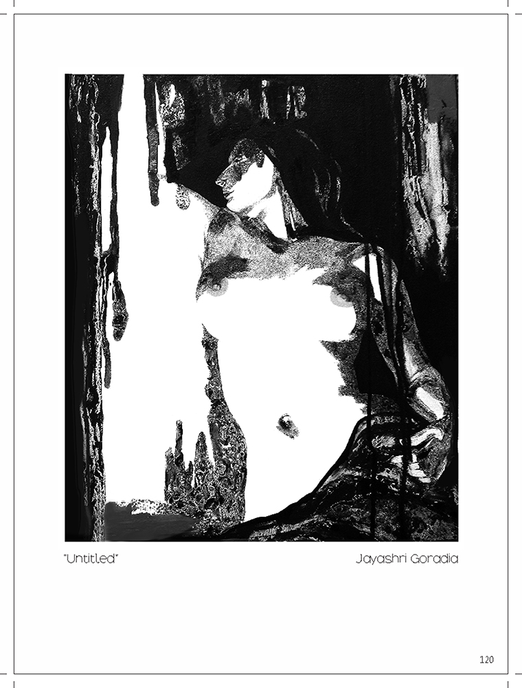 Untitled - Platography On Acid Proof Paper by Jayashri Goradia