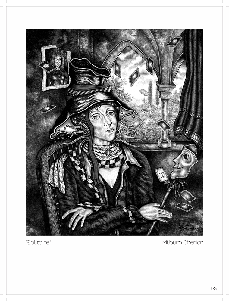 Solitaire - Platography On Acid Proof Paper by Milburn Cherian