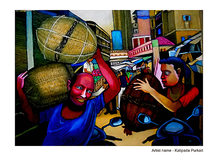 
Gardeners Are Making Garland By Kalipada Purkait.