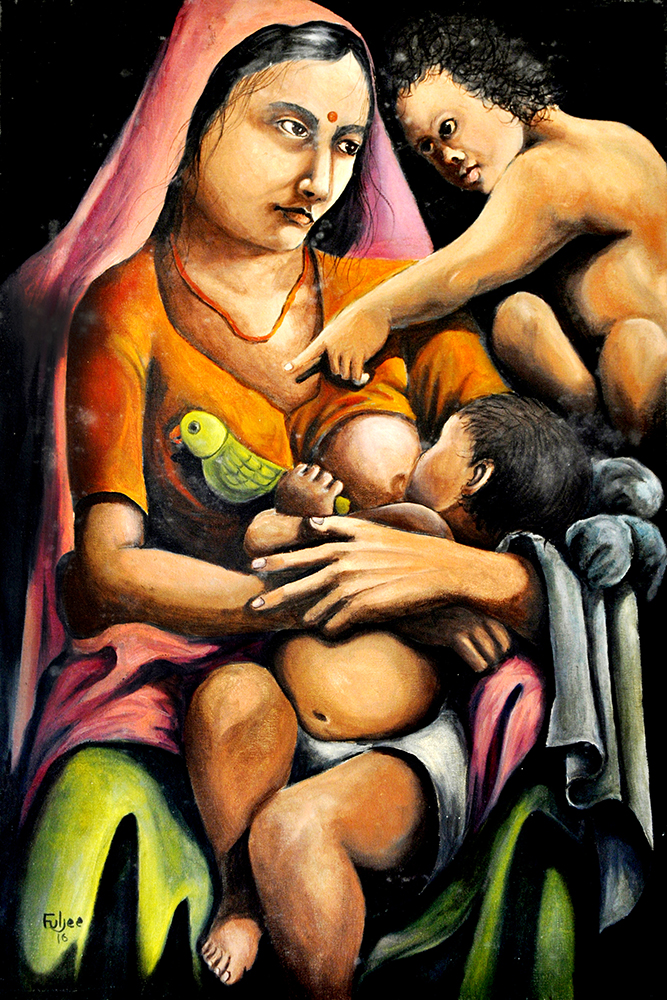 Mother & Child 2 ByFulji Vaghela.