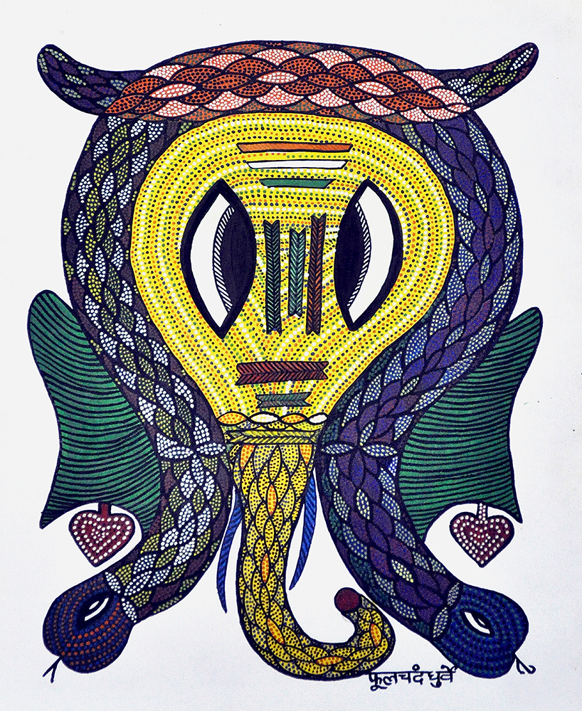 Gond Art By Raj kumar Shyam