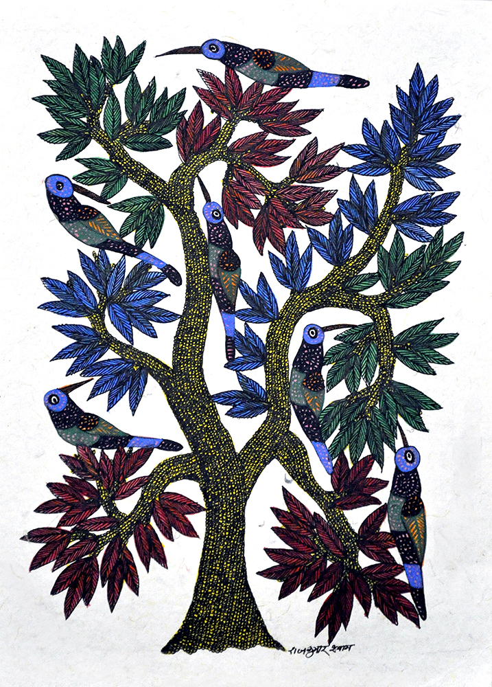 Gond Art By Raj kumar Shyam