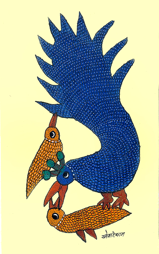 Gond Art By Raj kumar Shyam