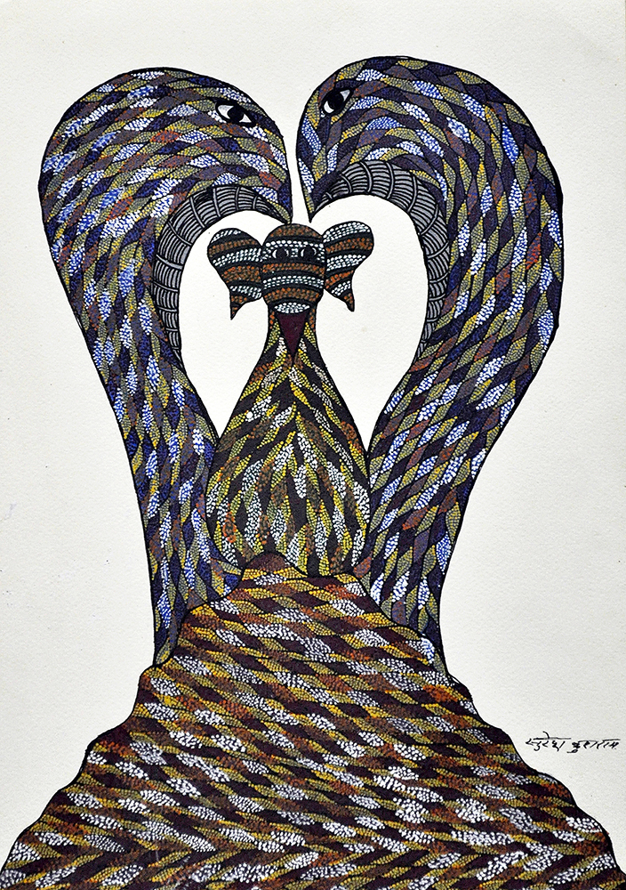 Gond Art By Raj kumar Shyam