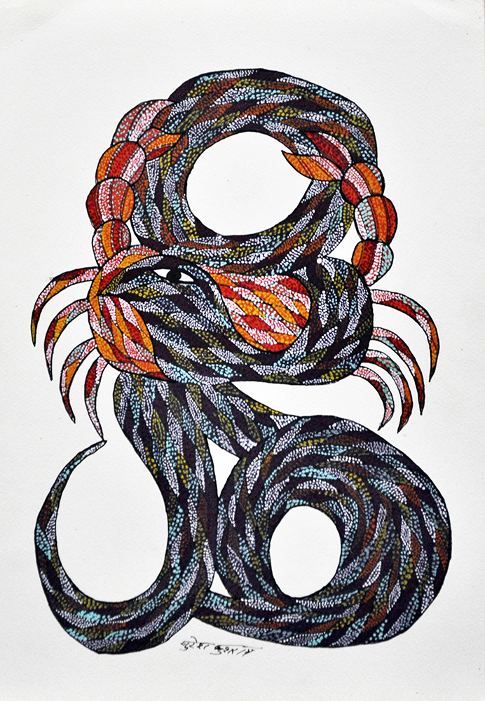 Gond Art By Raj kumar Shyam