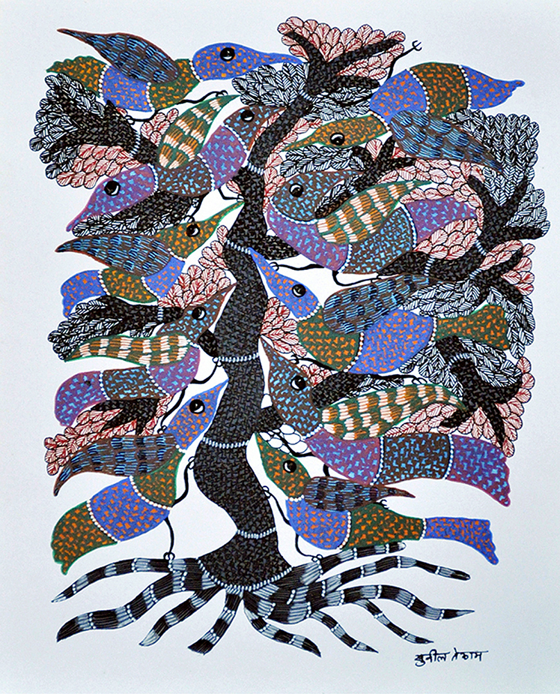Gond Art By Raj kumar Shyam