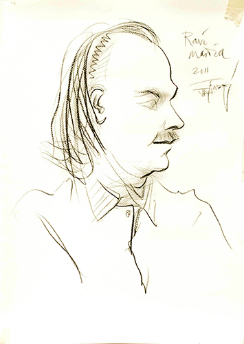 Untitled 1 - Pencil On Acid Proof Paper by Jatin Das