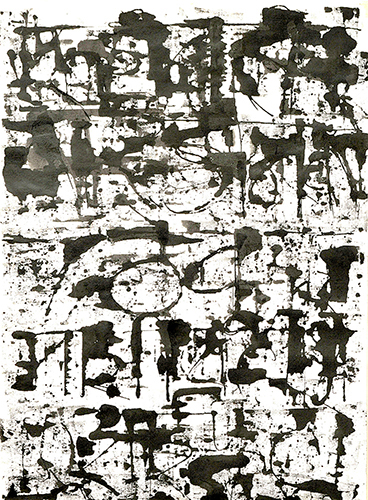 Untitled 1 - Tea  On Acid Proof Paper by Nitin Dadrewala