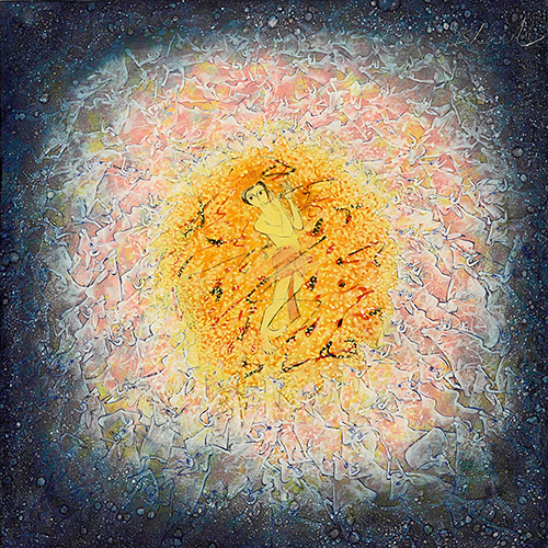 Untitled I - Acrylic  On Canvas by Shail Choyal