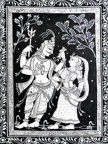 Sanctity - Pattachitra (Folk & Tribal Art) - Natural Colour Art 
by Purna Chandra Maharana 