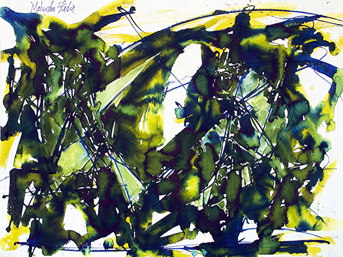 Planned Strokes By Mahendra Kadia.