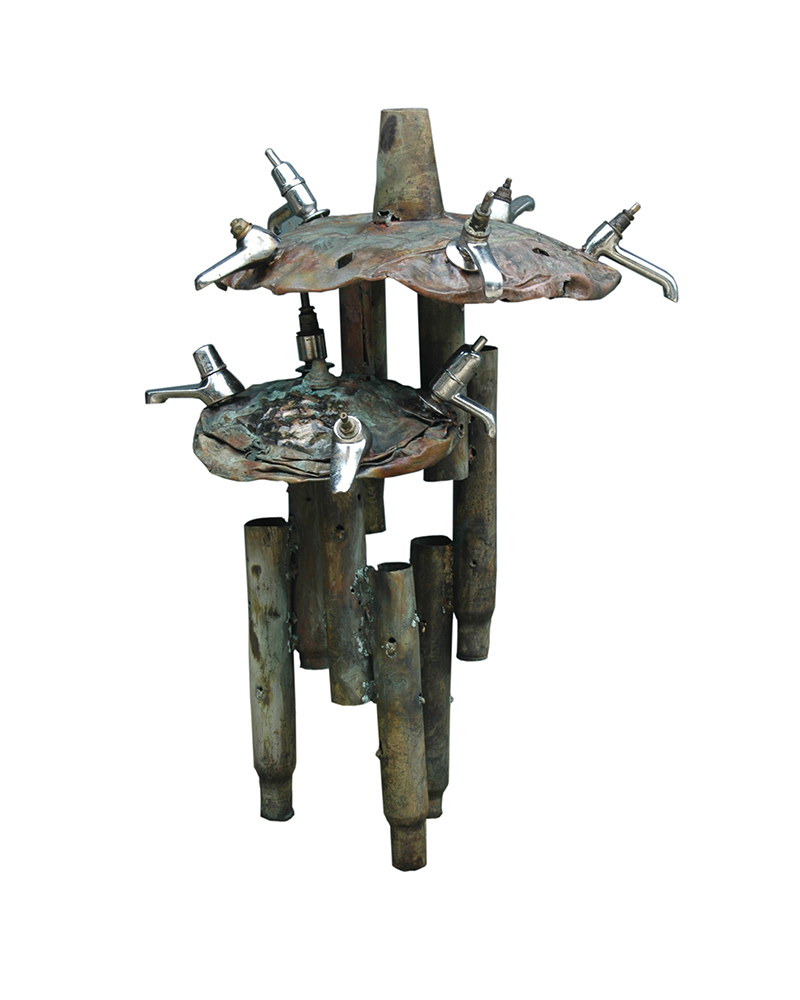 Mother- Metal Sculpture by Artist Deepak Kadam 