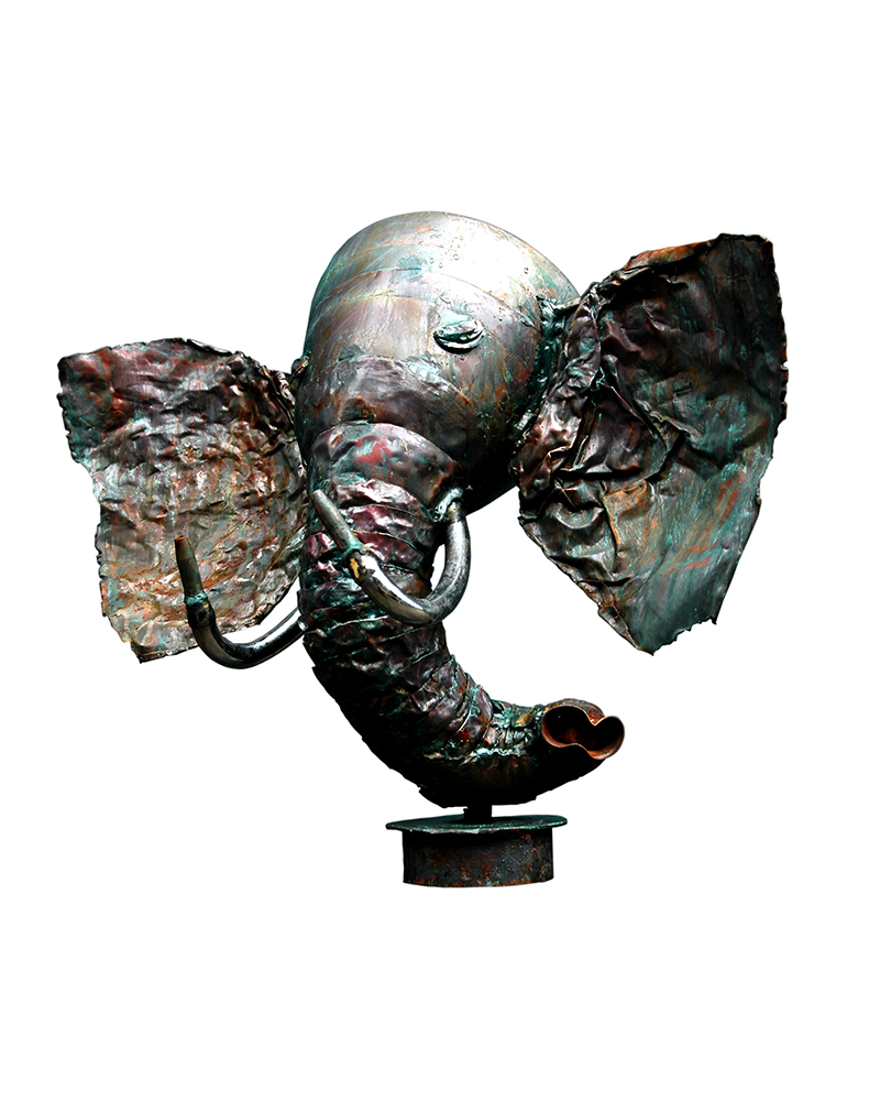 Mother- Metal Sculpture by Artist Deepak Kadam 